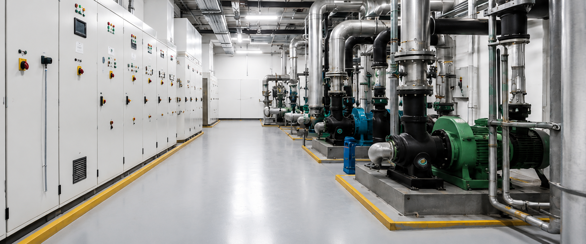 Building services plant room