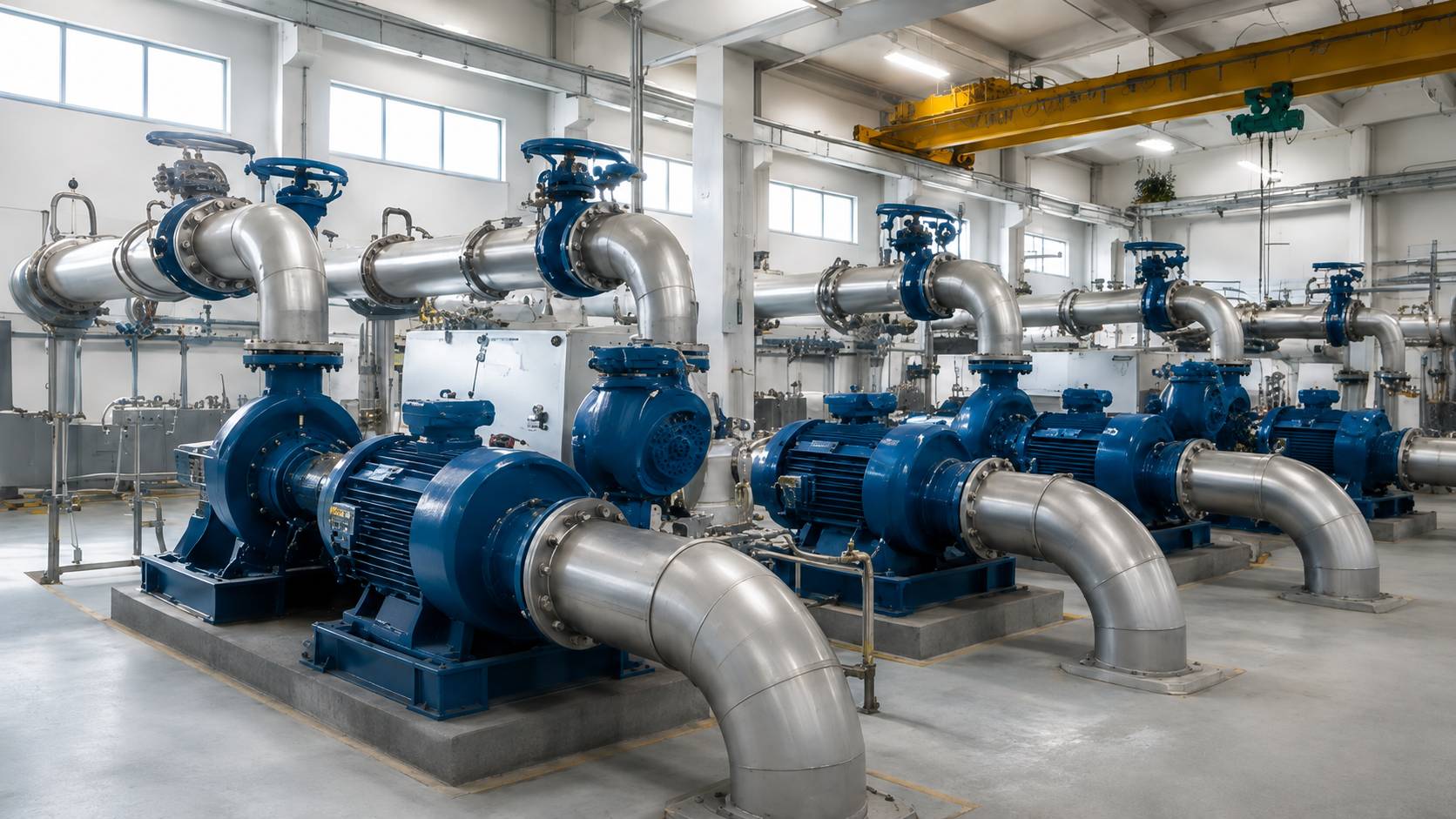 Modern pumping station
